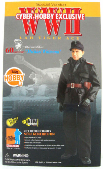 Dragon Cyber Hobby 1/6 scale 12" WWII German Tiger Ace Michael Wittmann 70370S 