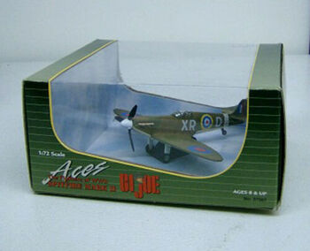 GI Joe Aces 1/72 scale Fighters of WWII Spitfire Mark II Diecast Airplane #57687
