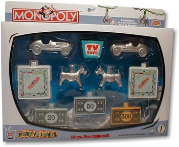 Monopoly Christmas or Party Lights 10 Piece Indoor Light Set New Sealed #PL-01