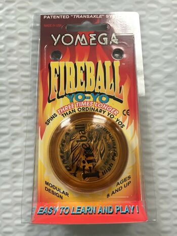 Vintage Yo-Yo Corp MADE IN USA Fireball High Performance Yo-Yo Amber New #yy1