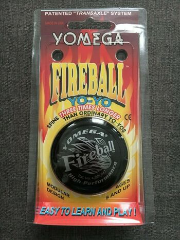 Vintage Yo-Yo Corp MADE IN USA Fireball High Performance Yo-Yo Black New #yy3