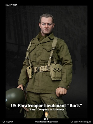 Facepool 1/6 Scale 12" WWII US Paratrooper Lieutenant Buck Winter Figure FP-012A FP-012A
