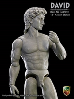 ACI 1/6 Scale 12" Action Statue Articulated David Michel Angelo AD010 AD010