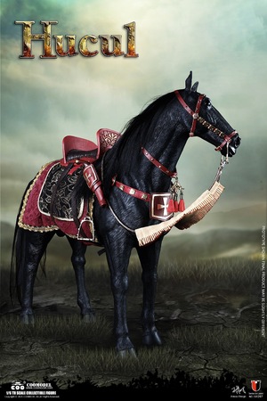 1/6 Scale Hucul Polish Cavalry Black Horse for 12" Action Figure SE097 SE097