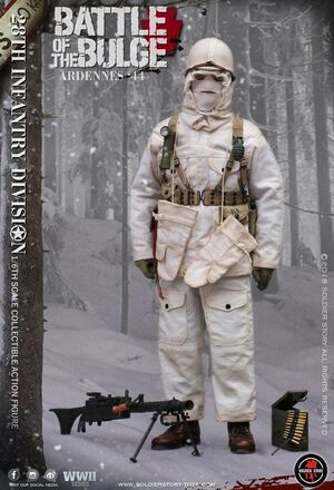Soldier Story 1/6 Scale 12" WWII US Army 28th Infantry Action Figure SS-111 Boxed Figure SS-111