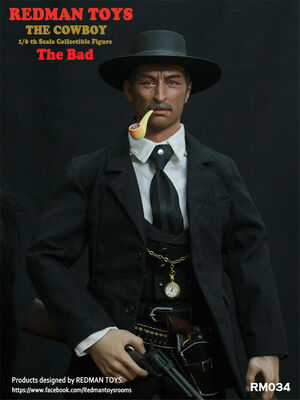 1/6 Scale Cowboy The Bad Action Figure RM034 RM034