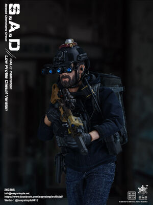 1/6 Scale S.A.D HALO Infiltration Casual Version Figure 26038S