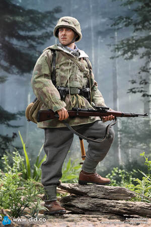 1/6 Scale 12" WWII German WH Infantry Unteroffizier Freid Figure D80157 D80157