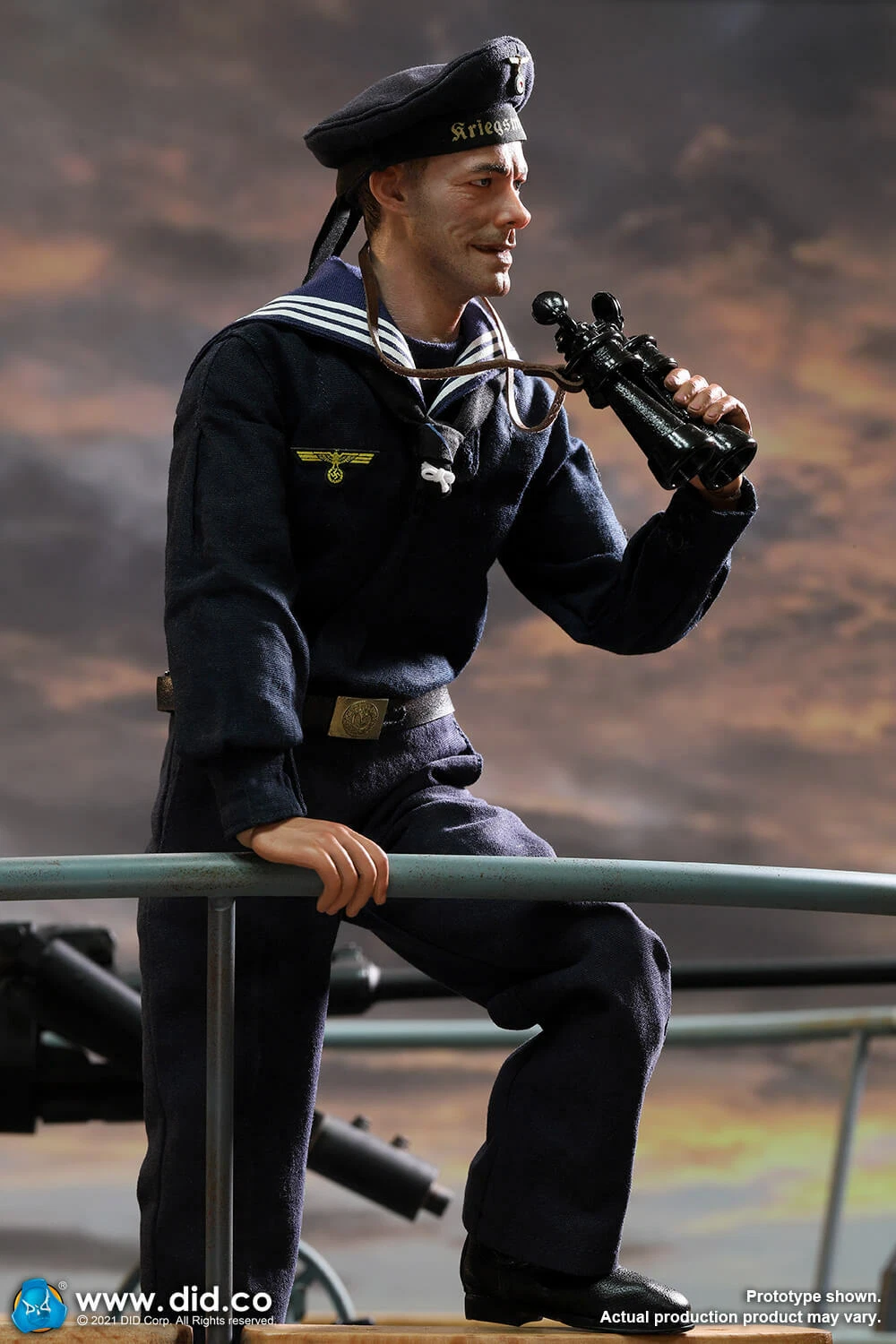 1/6 Scale 12" WWII German U-Boat Seaman Obermaat Erwin Figure D80153