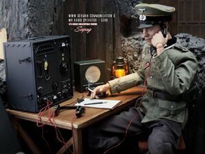 1/6 Scale 12" WWII Radio Communication Set 3 Gerd Action Figure D80133 D80133