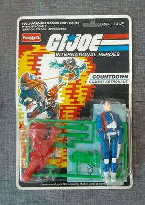 2000 Hasbro Funskool GI Joe International Heroes Countdown Combat Astronaut MOC 9859