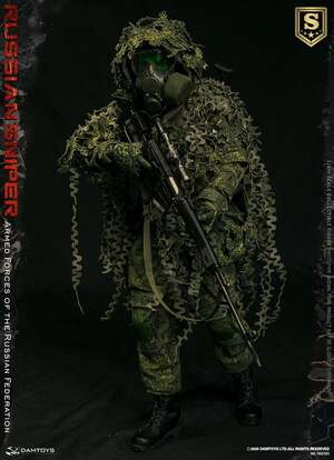 DAMToys 1/6 Scale Armed Forces Russian Federation Russian Sniper Special New Boxed 78078S 78078S