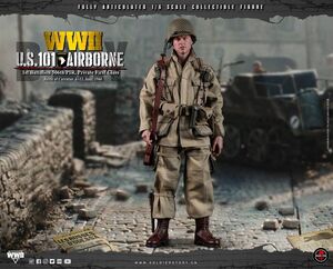 1/6 Scale 12" WWII US 101st Airborne Private First Class SS-126 SS-126