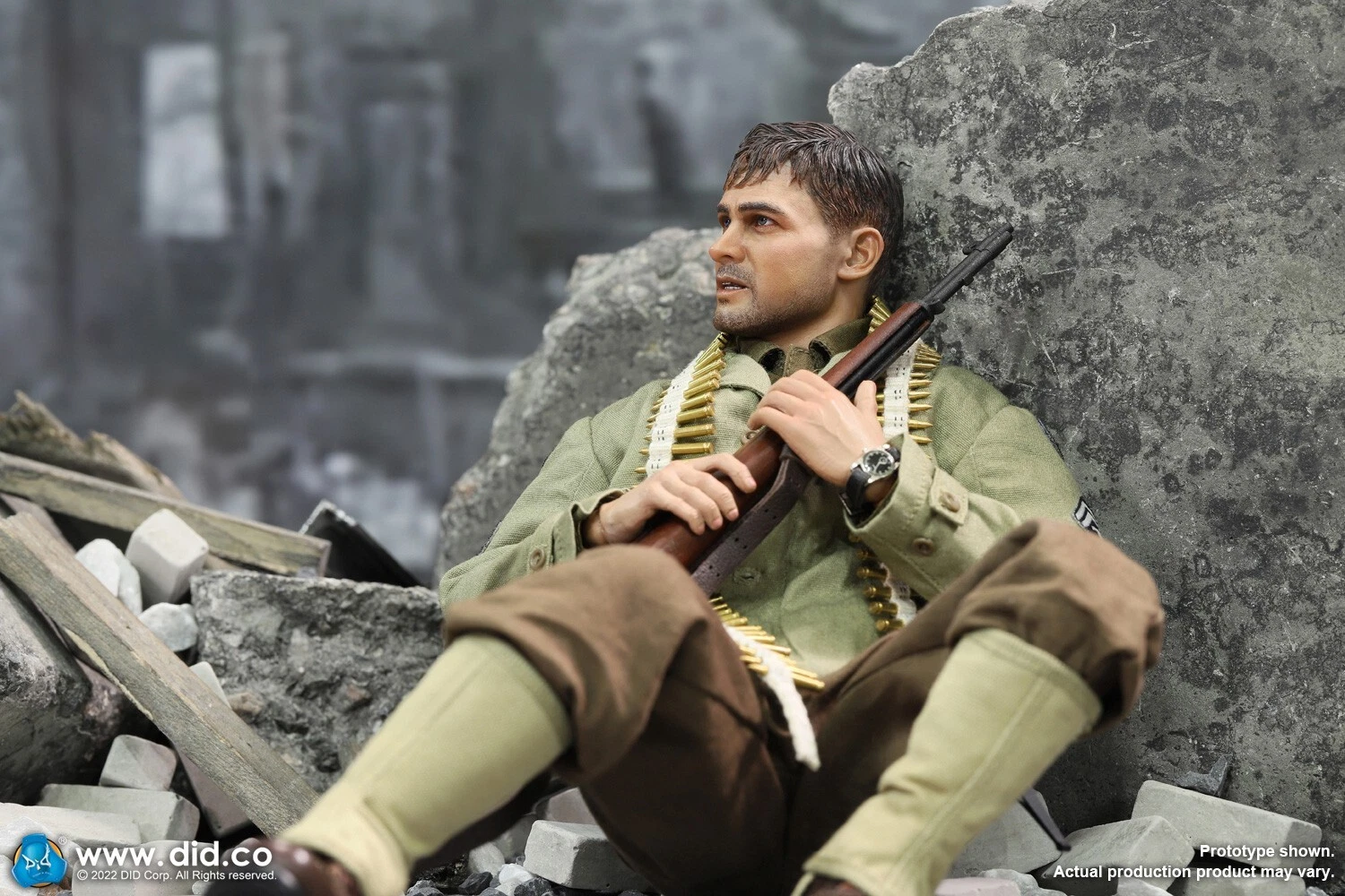 1/6 Scale 12" WWII US 29th Infantry Technician Corporal Upham  A80156