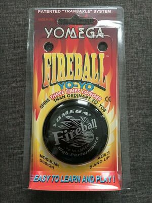 Vintage Yo-Yo Corp MADE IN USA Fireball High Performance Yo-Yo Black New yy3
